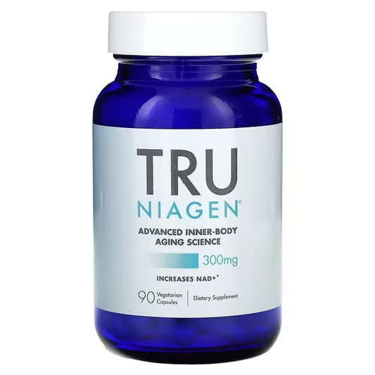 TRU NIAGEN Patented NAD+ Supplement for Anti Aging and Cell Regeneration, 300 mg Niagen, 30 Servings | Supports Cellular Energy, Brain, Muscle | Nicotinamide Riboside (NR) Take 1 Daily | 1 Bottle